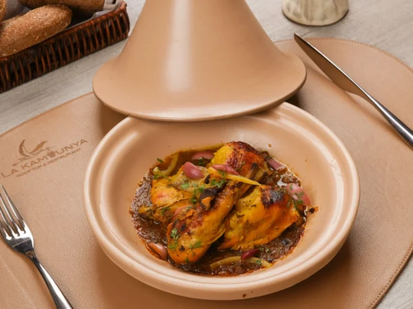 Tagine de poulet au citron